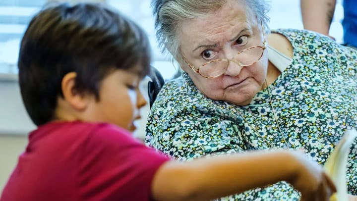 Vineyard Place Memory Care Reading Session photo credit Press Enterprise