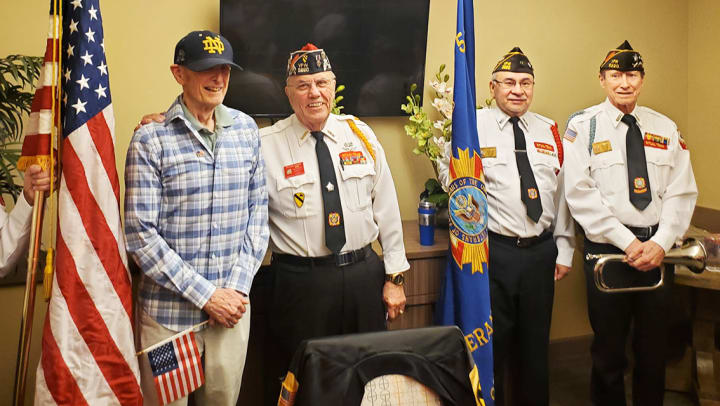 Grace Point Place Memory Care Honors Veterans