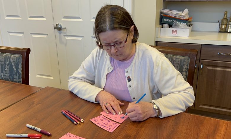 Resident at Liberty Place on Valentines day