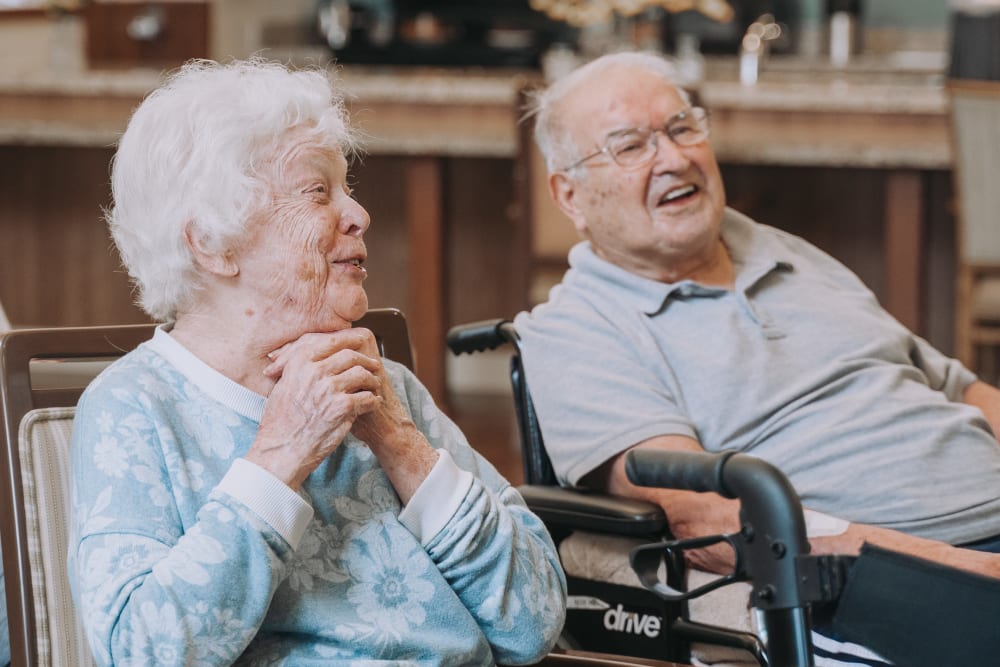 residents sitting together