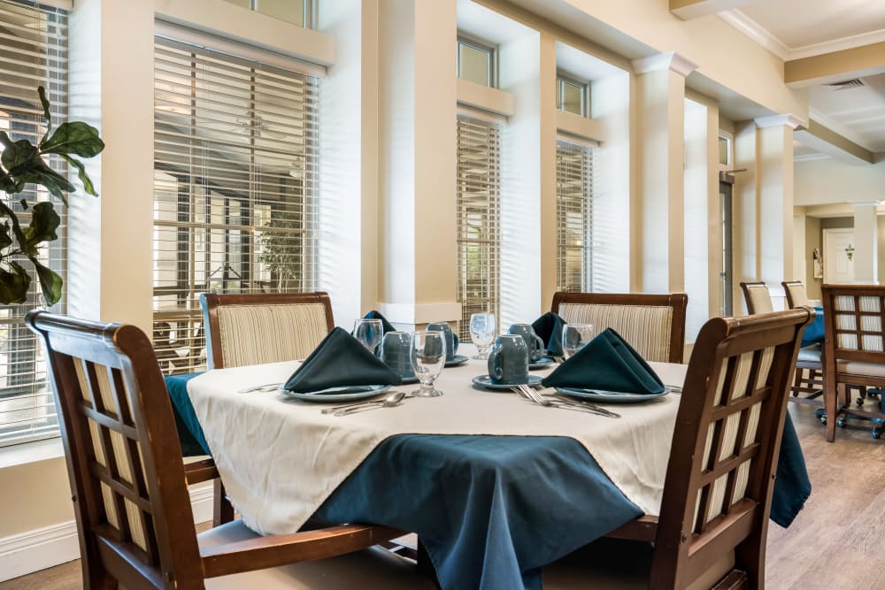 Enjoy our Memory Care Facility's Dining Area at Liberty Place Memory Care