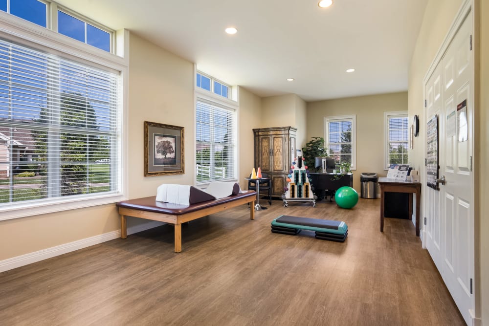 Rehab room at Liberty Place Memory Care in West Chester, Ohio