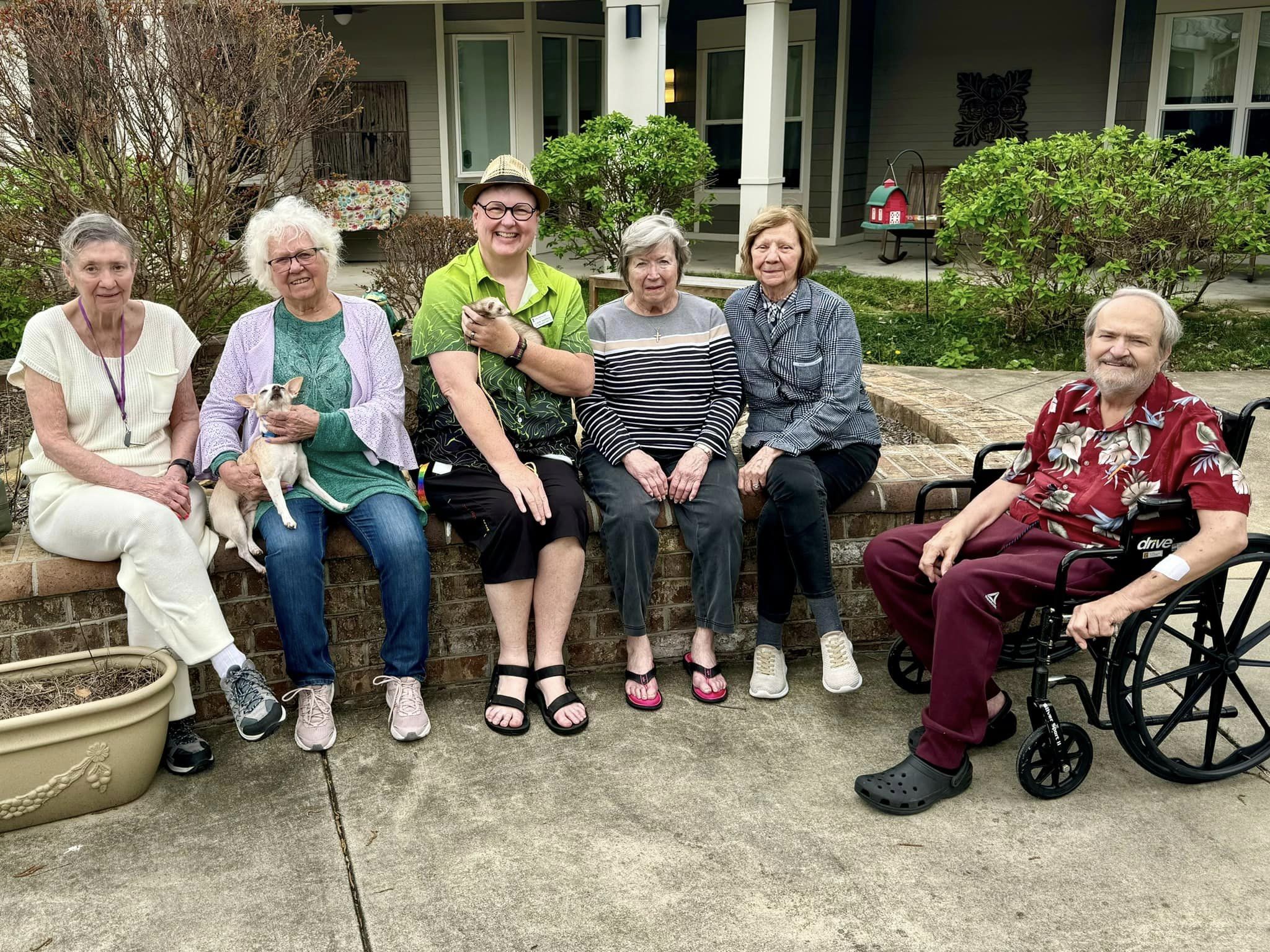 residents enjoying the outdoors