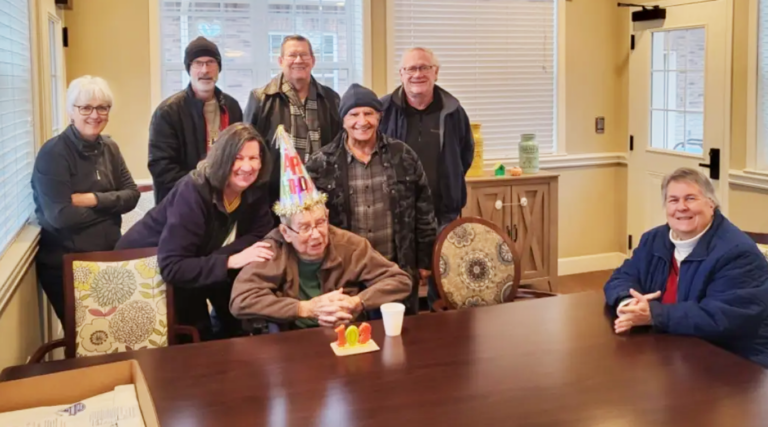 102nd birthday celebration at Franklin Place Memory Care